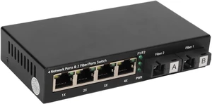 Keenso 10 100 1000Mbps Ethernet Switch Optical Network Fiber Converter for Long Distance Connection, LED Indicator Included (US Plug) Keenso 10 100 1000Mbps Ethernet Switch Optical Network Fiber Converter for Long Distance Connection, LED Indicator Included (US Plug)