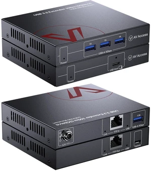 AV Access USB 3.0 Extender Over Ethernet Cat6/Cat7 330ft (100m), 5Gbps