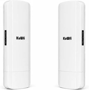KuWFi 900Mbps WiFi Bridge Outdoor CPE, Dual Gigabit Ethernet Ports, 2-Pack KuWFi 900Mbps WiFi Bridge Outdoor CPE, Dual Gigabit Ethernet Ports, 2-Pack
