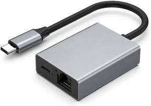 ENCASED USB-C to Ethernet Adapter, 100W PD, 1Gbps
