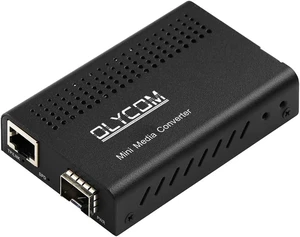 10G Media Converter 1x SFP+ Fiber Port to 1x 100M/1G/2.5G/5G/10GBase-T RJ45 Copper Port Mini Unmanaged Fiber Optic Converter 10G Media Converter 1x SFP+ Fiber Port to 1x 100M/1G/2.5G/5G/10GBase-T RJ45 Copper Port Mini Unmanaged Fiber Optic Converter