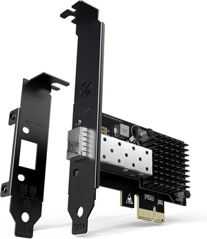 10G PCIe SFP Network Card, YuanLey 10Gb Ethernet Card with Realtek RTL8127AT Conrtoller, PCIe 10Gb SFP Port Ethernet Adapter NIC Compatible with PCI Express X1,X4,X8,X16, Support WOL 10G PCIe SFP Network Card, YuanLey 10Gb Ethernet Card with Realtek RTL8127AT Conrtoller, PCIe 10Gb SFP Port Ethernet Adapter NIC Compatible with PCI Express X1,X4,X8,X16, Support WOL