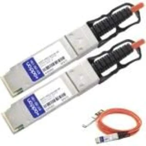 Add On - 100GBase Direct Attach Cable - QSFP28 to QSFP28-3.3 ft - Fiber Optic - Active (QSFP-100G-AOC1M-AO) Add On - 100GBase Direct Attach Cable - QSFP28 to QSFP28-3.3 ft - Fiber Optic - Active (QSFP-100G-AOC1M-AO)