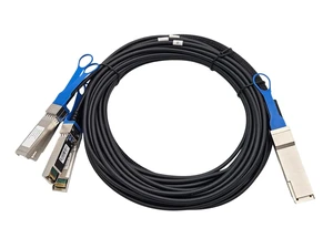 MICRO CONNECTORS 3 Meter QSFP+ to 4X SFP+ Copper Breakout DAC Juniper QFX Compatible (QP-4SPJP-3.0M) MICRO CONNECTORS 3 Meter QSFP+ to 4X SFP+ Copper Breakout DAC Juniper QFX Compatible (QP-4SPJP-3.0M)
