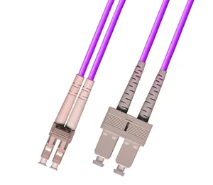 RiteAV 50M (164ft) OM4 40Gb LC to SC Fiber Optic Cable Duplex Multimode 50/125 Jumper 50 Meter Patch Cord RiteAV 50M (164ft) OM4 40Gb LC to SC Fiber Optic Cable Duplex Multimode 50/125 Jumper 50 Meter Patch Cord