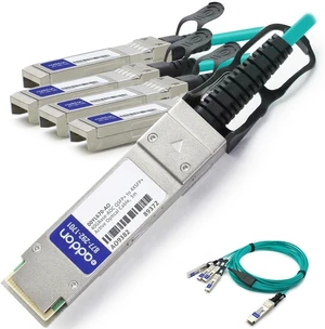AddOn IBM 00Yl670 Compatible Taa Compliant 40Gbase-Aoc Qsfp+ to 4Xsfp+ Direct At AddOn IBM 00Yl670 Compatible Taa Compliant 40Gbase-Aoc Qsfp+ to 4Xsfp+ Direct At