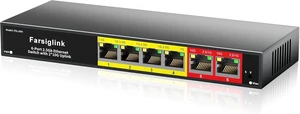 10Gb Ethernet Switch Unmanaged with 2 x 10Gb RJ45 + 4 x 2.5Gb Base-T Ports 10Gb Ethernet Switch Unmanaged with 2 x 10Gb RJ45 + 4 x 2.5Gb Base-T Ports