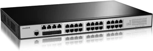24-Port PoE Switch - Smart Managed Gigabit Switch, Up to 400W Power Supply, 4 Combo Ports, Web Management, SFP, VLAN, QoS and SNMP, Desktop/Rackmount 24-Port PoE Switch - Smart Managed Gigabit Switch, Up to 400W Power Supply, 4 Combo Ports, Web Management, SFP, VLAN, QoS and SNMP, Desktop/Rackmount