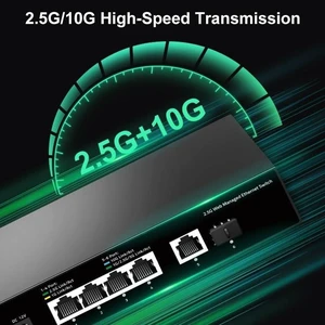 2.5Gb Switch 4 Port 2.5G Managed Network Switch 2.5Gb Switch 4 Port 2.5G Managed Network Switch