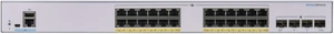 CBS250-24FP-4G - Managed Ethernet Switch - 24-Port Gigabit PoE+ - 4-Port Gigabit SFP uplinks - 195W PoE Budget - 1U - Rack-mountable CBS250-24FP-4G - Managed Ethernet Switch - 24-Port Gigabit PoE+ - 4-Port Gigabit SFP uplinks - 195W PoE Budget - 1U - Rack-mountable