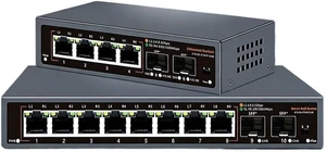 10G SFP Port 2500Mbps Network Switch 2.500G Ethernet Switch(8-2 Ports)