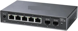 2.5G Ethernet Switch, 5 x 2.5G Ports + 2 x 10G SFP+ Uplink, Plug & Play