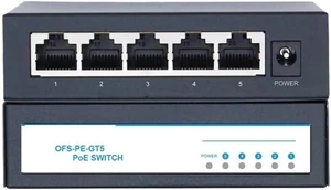 48V POE Active Ethernet Switch 100M 1000Mbps 802.3af 802.3at ethernet hub
