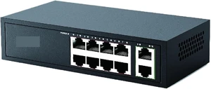 6/10 Ports 100Mbps Ethernet Switch POE ieee802.3af/at Network Switch Ethernet(100M X 1000M)