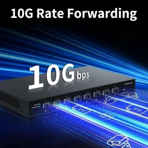10Gb Web Managed SFP+ Ethernet Switch 8 Port 10000Mbps Optical SFP 10Gb Web Managed SFP+ Ethernet Switch 8 Port 10000Mbps Optical SFP