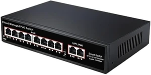 10-Port Gigabit Cloud Managed PoE Switch, 8xPoE+ 120W, 10-Port Gigabit Cloud Managed PoE Switch, 8xPoE+ 120W,