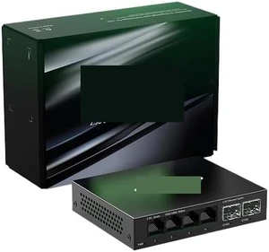 2.5GbE Switch 4 Port 2.5G RJ45 +Plug and Play Network Switch