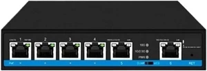 Network Switch 4/8 Port Multi-gigabit 2.5Gps PoE Switch with 10G RJ45 Uplink(4 Port Non POE) Network Switch 4/8 Port Multi-gigabit 2.5Gps PoE Switch with 10G RJ45 Uplink(4 Port Non POE)