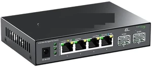 6 Port POE Switch 2.5G Managed,IEEE802.3af/at,120W Fanless 2.5Gb PoE Switch 6 Port POE Switch 2.5G Managed,IEEE802.3af/at,120W Fanless 2.5Gb PoE Switch