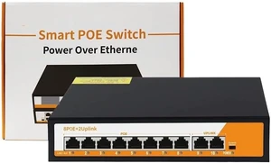 10-Port POE RJ45 Ethernet Switch
