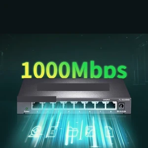 8 Port Gigabit Ethernet Switch 1000Mbps Network Switcher RJ45 8 Port Gigabit Ethernet Switch 1000Mbps Network Switcher RJ45