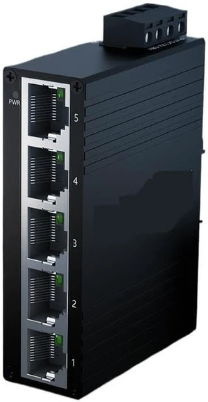 Industrial 5-Port Gigabit Ethernet Switch 10/100/1000BASE-T IP40 Aluminum(1000M Gigabit) Industrial 5-Port Gigabit Ethernet Switch 10/100/1000BASE-T IP40 Aluminum(1000M Gigabit)