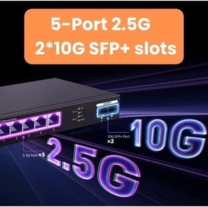 2.5GbE Ethernet Switch 5 Port 2.5G RJ45 2.5GbE Ethernet Switch 5 Port 2.5G RJ45