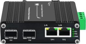 2-Port Gigabit Industrial Switch with 2 SFP Slots 2-Port Gigabit Industrial Switch with 2 SFP Slots