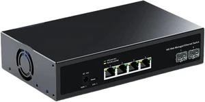 10Gb Web Managed Switch,ZX510S-4T2XS 4 Port 10000Mbps 2 Port 10G SFP+