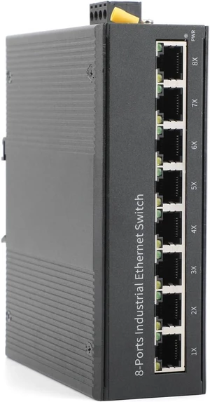 Industrial Ethernet Switch 8 Fast Ethernet Port DIN-Rail Switch Industrial Ethernet Switch 8 Fast Ethernet Port DIN-Rail Switch