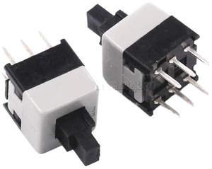 100Pcs 8.5 * 8.5mm Double Row No Locked Switch/Push Button Switch/Key Switch 6Pin 100Pcs 8.5 * 8.5mm Double Row No Locked Switch/Push Button Switch/Key Switch 6Pin