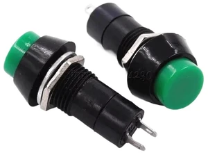10PCS Reset Switch PBS-11B Off-(ON) Normally Open no Locked 250VAC 1A Round Push Button Green 10PCS Reset Switch PBS-11B Off-(ON) Normally Open no Locked 250VAC 1A Round Push Button Green