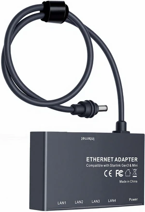 WALFRONT Ethernet Adapter, ABS 4 Port Gigabit Network Switch Plug and WALFRONT Ethernet Adapter, ABS 4 Port Gigabit Network Switch Plug and
