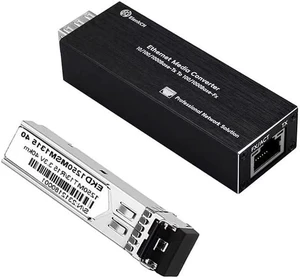 Mini SFP Gigabit PoE Media Converter 802.3af/at/bt PD 1000M Ethernet to SFP Fiber Optical Transceiver 10/100/1000Base-TX to 1000Base-FX RJ45 Converter 1.25Gbps (Multimode Dual Fiber 550M) Mini SFP Gigabit PoE Media Converter 802.3af/at/bt PD 1000M Ethernet to SFP Fiber Optical Transceiver 10/100/1000Base-TX to 1000Base-FX RJ45 Converter 1.25Gbps (Multimode Dual Fiber 550M)