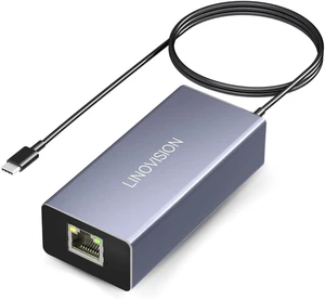 LINOVISION PoE to USB-C Converter, Charging & Data 10/100Mbps, 802.3af/at LINOVISION PoE to USB-C Converter, Charging & Data 10/100Mbps, 802.3af/at