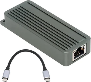 Ethernet Adapter Aluminum USB-C 10Gbps RTL8159 for Home Setup Ethernet Adapter Aluminum USB-C 10Gbps RTL8159 for Home Setup