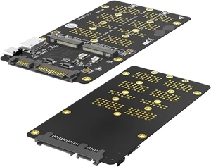 M.2 SSD B Key to 3.0 + M.2 NVME SSD M2 SSD Adapter for 2230 2242 2260 2280 M2 SSD Power M Key to SFF-8611 Riser M.2 SSD B Key to 3.0 + M.2 NVME SSD M2 SSD Adapter for 2230 2242 2260 2280 M2 SSD Power M Key to SFF-8611 Riser