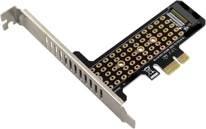 M.2 NVME to PCIe4.0 X1 Hard Disk Adapter Card 32Gbps Converter Card with Heat Sink for M Key M.2 NVME SSD 2230/2242/2260/2280 M.2 NVME to PCIe4.0 X1 Hard Disk Adapter Card 32Gbps Converter Card with Heat Sink for M Key M.2 NVME SSD 2230/2242/2260/2280