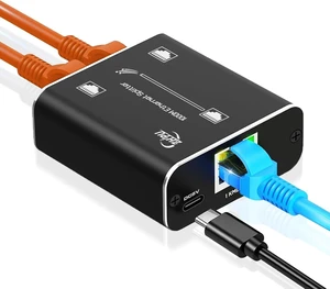 3 Port Ethernet Splitter - 1 in 2 Out High Speed 1000Mbps Gigabit Ethernet Splitter 3 Port Ethernet Splitter - 1 in 2 Out High Speed 1000Mbps Gigabit Ethernet Splitter