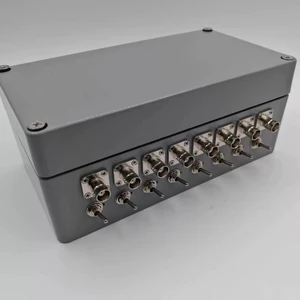 DieCast Aluminum 16BNCPort RF Enclosure Box, 210×120×90mm DieCast Aluminum 16BNCPort RF Enclosure Box, 210×120×90mm