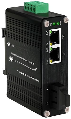 2CH Gigabit RJ45-2CH SC 20km Mini Industrial PoE Fiber Media Converter 2CH Gigabit RJ45-2CH SC 20km Mini Industrial PoE Fiber Media Converter
