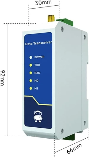 868MHz 915MHz Lora Wireless Digital Transmission Radio RS232 E95-DTU(900SL30-232) 30dbm Long Distance 10KM Low Power Din Rail Install 868MHz 915MHz Lora Wireless Digital Transmission Radio RS232 E95-DTU(900SL30-232) 30dbm Long Distance 10KM Low Power Din Rail Install