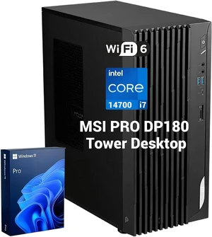 MSI PRO DP180 Business Tower Desktop Computer, Intel 20-Core i7-14700 MSI PRO DP180 Business Tower Desktop Computer, Intel 20-Core i7-14700