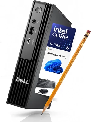 Dell Pro Micro Mini Business Desktop Computer, Next-Gen OptiPlex, Intel Core Ultra 5 235T Processor, 16GB DDR5 RAM, 1TB SSD, Dual 4K Display Support, WiFi 6E, USB-C, KB & Mouse, Windows 11 Pro Dell Pro Micro Mini Business Desktop Computer, Next-Gen OptiPlex, Intel Core Ultra 5 235T Processor, 16GB DDR5 RAM, 1TB SSD, Dual 4K Display Support, WiFi 6E, USB-C, KB & Mouse, Windows 11 Pro