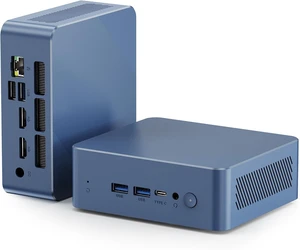 Glorlin Mini PC, Ryzen 5 3500U,16GB DDR4,512GB SSD, WiFi6 BT5.3 Micro PC