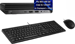 HP Pro Mini 400 G9 Business Desktop Computer, Intel i5-12500T HP Pro Mini 400 G9 Business Desktop Computer, Intel i5-12500T