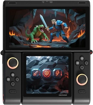 Cutesliving ONEXSUGAR Sugar 1 Dual-Screen Console Portable Tablet PC with Snapdragon G3 Gen 3, Android 14, 6.01-inch & 3.92-inch OLED Displays, Hall Effect Joysticks,16GB RAM, 512GB Storage (Black) Cutesliving ONEXSUGAR Sugar 1 Dual-Screen Console Portable Tablet PC with Snapdragon G3 Gen 3, Android 14, 6.01-inch & 3.92-inch OLED Displays, Hall Effect Joysticks,16GB RAM, 512GB Storage (Black)
