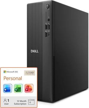 Dell Slim Desktop AMD Ryzen 5 150, 16GB RAM, 512GB SSD, Windows 11 Home + Microsoft 365 Personal 12-Month Subscription Bundle Dell Slim Desktop AMD Ryzen 5 150, 16GB RAM, 512GB SSD, Windows 11 Home + Microsoft 365 Personal 12-Month Subscription Bundle