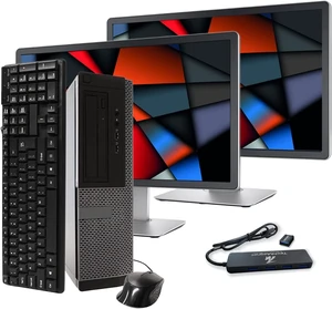TM Desktop Computer PC Small Form Factor i5-4th Gen, 8 GB RAM, 1TB SDD, Keyboard and Mouse, Wi-Fi Bluetooth, Dual New 24 Monitor, 4 in 1 USB Hub, 16 GB Flash Drive Windows 11 TM Desktop Computer PC Small Form Factor i5-4th Gen, 8 GB RAM, 1TB SDD, Keyboard and Mouse, Wi-Fi Bluetooth, Dual New 24 Monitor, 4 in 1 USB Hub, 16 GB Flash Drive Windows 11