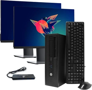 TM Desktop Computer PC Small Form Factor Intel Core i7-6th Gen, 16 GB RAM, 1 TB SDD, Dual New 24-inch Monitors, Keyboard and Mouse, Wi-Fi Bluetooth, 4 in 1 USB Hub, 16 GB Flash Drive Windows 11 TM Desktop Computer PC Small Form Factor Intel Core i7-6th Gen, 16 GB RAM, 1 TB SDD, Dual New 24-inch Monitors, Keyboard and Mouse, Wi-Fi Bluetooth, 4 in 1 USB Hub, 16 GB Flash Drive Windows 11
